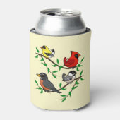 Rafraîchisseur Pour Canette Beaux oiseaux Jardins (Can devant)