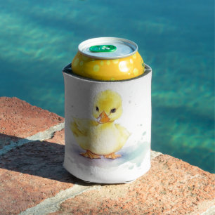 Rafraîchisseur Pour Canette Bébé Canard 2 Aquarelle peut refroidir