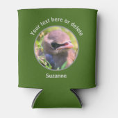 Rafraîchisseur Pour Canette Bébé cirage Oiseau Personnalisé (Devant)