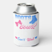 Rafraîchisseur Pour Canette Bébé Genre Révéler Chemise Bottes ou Bows Maman ne (Can Dos)