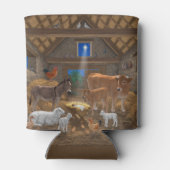 Rafraîchisseur Pour Canette Bébé Jésus Manger Nativité de Noël (Dos)