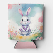 Rafraîchisseur Pour Canette Bébé lapin au printemps (Devant)