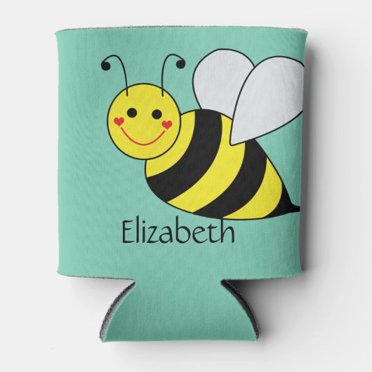 Rafraîchisseur Pour Canette Bee Bumble Personnalisée (Devant)