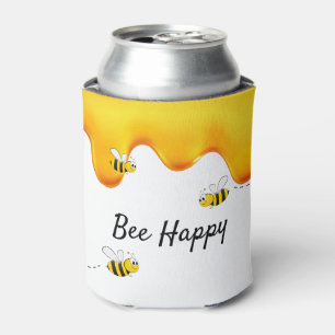 Rafraîchisseur Pour Canette Bee Happy bees miel gouttes
