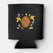 Rafraîchisseur Pour Canette Bee Honeycomb (Devant)