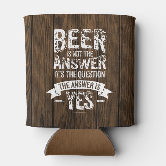 Rafraîchisseur Pour Canette Beer is Not the Answer (Dos)