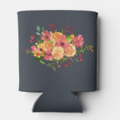 Rafraîchisseur Pour Canette Belle aquarelle fleurs design (Dos)