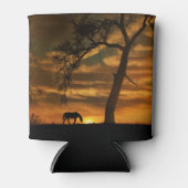 Rafraîchisseur Pour Canette Belle Cheval et Arbre Cosy Cup (Devant)