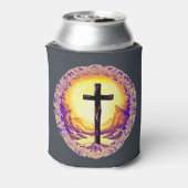 Rafraîchisseur Pour Canette Belle Croix chrétienne détaillée (Can Dos)