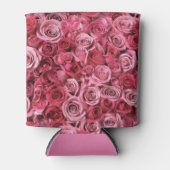 Rafraîchisseur Pour Canette Belle grappe de roses roses roses (Devant)