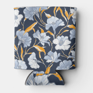 Rafraîchisseur Pour Canette Belle motif vintage fleurie sans charme.