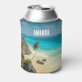 Rafraîchisseur Pour Canette Belle plage de sable Paradis tropical (Can Dos)