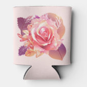 Rafraîchisseur Pour Canette Belle rose rose simple (Devant)