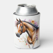 Rafraîchisseur Pour Canette Belles fleurs de printemps du cheval (Can devant)