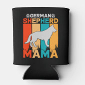 Rafraîchisseur Pour Canette berger allemand MAMA, Brown bleu (Dos)