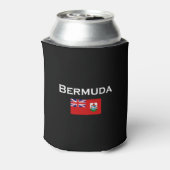 Rafraîchisseur Pour Canette Bermudes Pays Drapeau Couleur foncée (Can Dos)