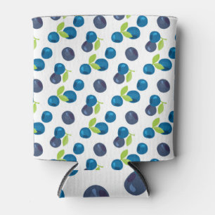 Rafraîchisseur Pour Canette Berries Vintage Blueberry Bilberry Illustration