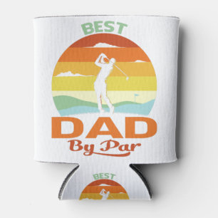 Rafraîchisseur Pour Canette Best Dad By Par Fête des pères Golf Shirt Cadeau