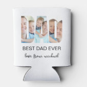 Rafraîchisseur Pour Canette Best Dad Ever Photo Letter (Dos)