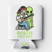 Rafraîchisseur Pour Canette Bestie Vibes seulement - Alien - OVNI (Dos)