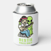 Rafraîchisseur Pour Canette Bestie Vibes seulement - Alien - OVNI (Can Dos)