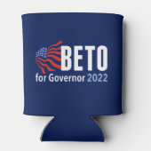Rafraîchisseur Pour Canette Beto O'Rourke pour l'élection du gouverneur 2022 T (Dos)