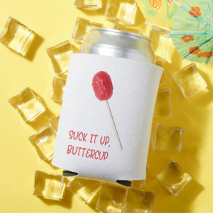 Rafraîchisseur Pour Canette Beurre à la sueur avec la sucette rouge