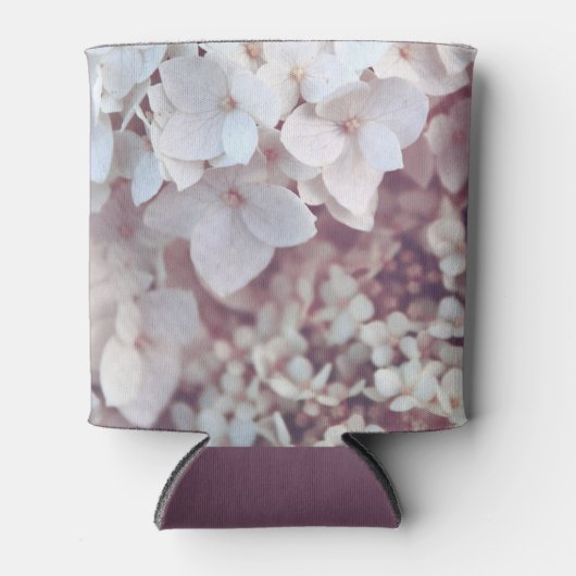 Rafraîchisseur Pour Canette Beverage Cooler Blush Pink Hydrangea Botanical (Devant)