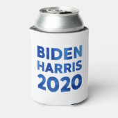 Rafraîchisseur Pour Canette Biden Harris 2020 bleu aquarelle texte (Can Dos)