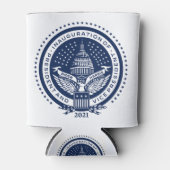 Rafraîchisseur Pour Canette Biden Harris Logo Inaugural Jour d'Inauguration 20 (Devant)