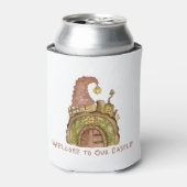 Rafraîchisseur Pour Canette Bienvenue à Notre Château avec un Château Gnome su (Can devant)