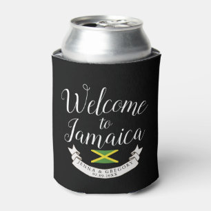 Rafraîchisseur Pour Canette Bienvenue en Jamaïque Personnalisation du mariag