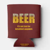 Rafraîchisseur Pour Canette Bière Ce n'est pas seulement pour le petit déjeune (Dos)