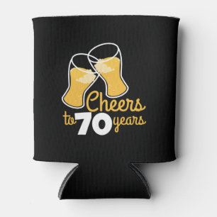Rafraîchisseur Pour Canette Bière d'anniversaire à 70 ans