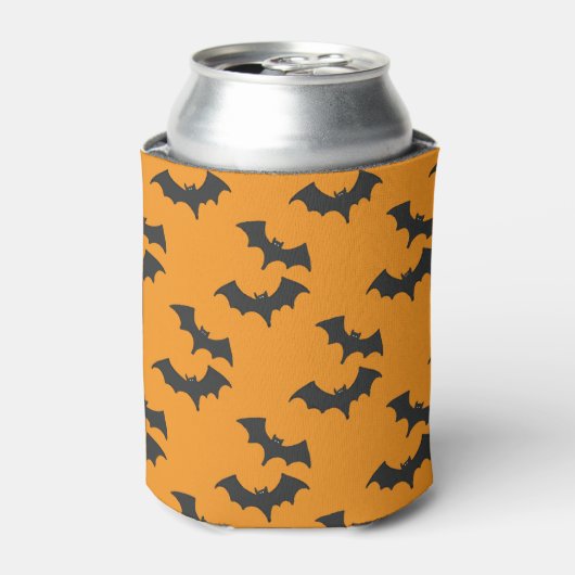 Rafraîchisseur Pour Canette Bière de conception de chauves-souris Halloween Éf (Can devant)
