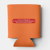 Rafraîchisseur Pour Canette Bière de résistance à l'ordonnance amusante (Dos)