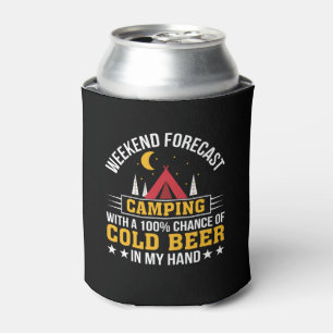 Rafraîchisseur Pour Canette Bière froide campante de prévision de week-end
