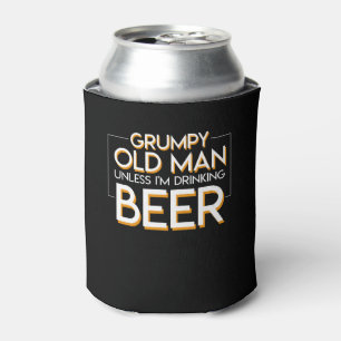 Rafraîchisseur Pour Canette Bière grincheuse de vieil homme à moins que buva