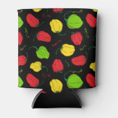 Rafraîchisseur Pour Canette Bière Peppers Scotch Bonnet Chili Chef Caraïbes (Devant)