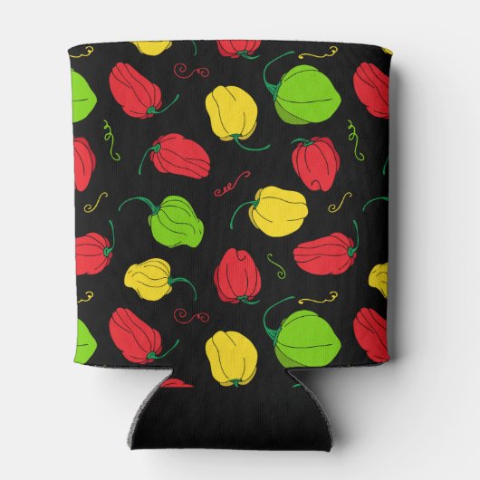 Rafraîchisseur Pour Canette Bière Peppers Scotch Bonnet Chili Chef Caraïbes (Dos)