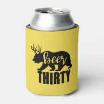 Bière Trente Pâte À Refroidir/Koozie | Cursive