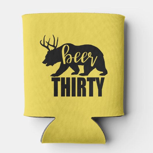 Rafraîchisseur Pour Canette Bière Trente Pâte À Refroidir/Koozie | Cursive (Dos)