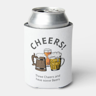 Rafraîchisseur Pour Canette Bières de dessin moderne CHEERS personnalisables