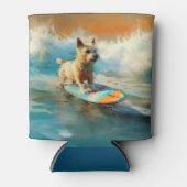 Rafraîchisseur Pour Canette Biewer Terrier Plage Surf Peinture (Devant)