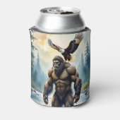 Rafraîchisseur Pour Canette Bigfoot avec un aigle sur son épaule (Can Dos)