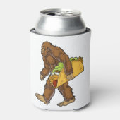 Rafraîchisseur Pour Canette Bigfoot Sasquatch transportant Taco (Can devant)