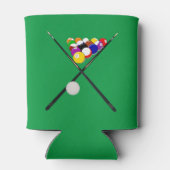 Rafraîchisseur Pour Canette Billard et billes de piscine (Dos)