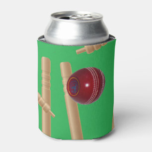 Rafraîchisseur Pour Canette Billets Et Boules De Cricket Vert,