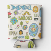 Rafraîchisseur Pour Canette Biologie à main, illustration vintage (Dos)