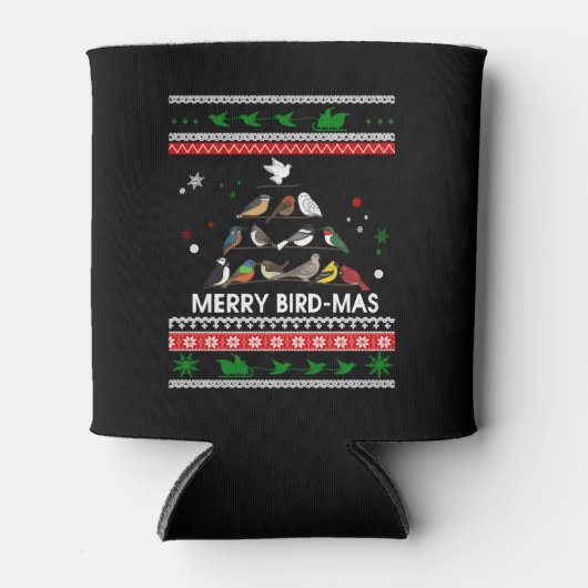 Rafraîchisseur Pour Canette Bird Christmas (Devant)